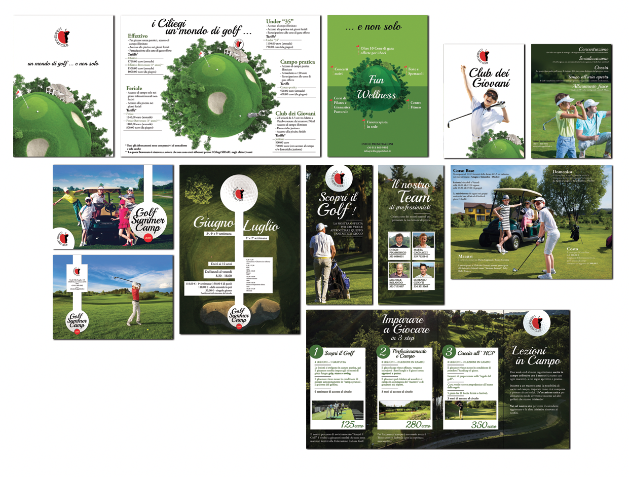 ebquadro i ciliegi golf club collage